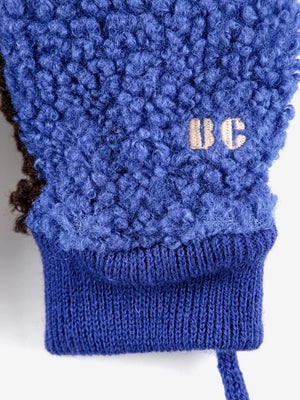 BC Color Block Blue Schafslederhandschuhe