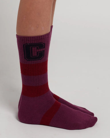 BC Gestreifte lange Socken