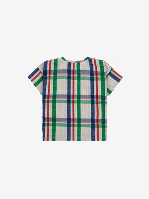 Baby Madras Checks Woven T-Shirt