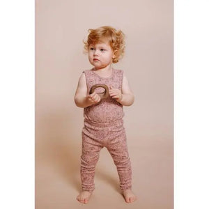 Baby Paula Leggings aus Wolle Woodrose - Zirkuss