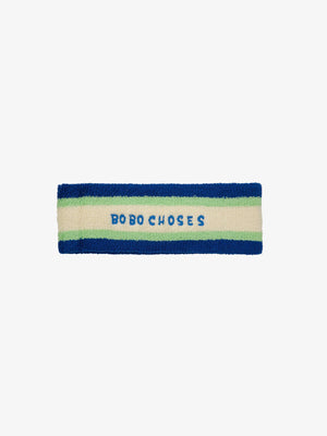 Bobo Choses Blaues Handtuch-Stirnband