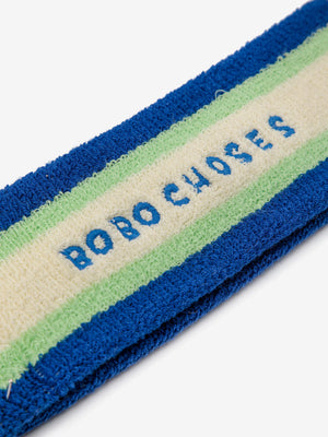 Bobo Choses Blaues Handtuch-Stirnband