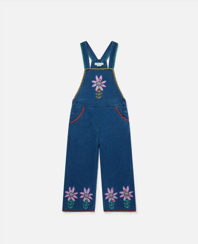 Jeans Embroidered Dungaree