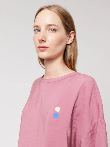 Modal Baumwolle T-Shirt Langes Kleid Frau