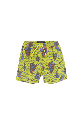 POOLBOY Fluo Lime Stains Badeshorts - Zirkuss